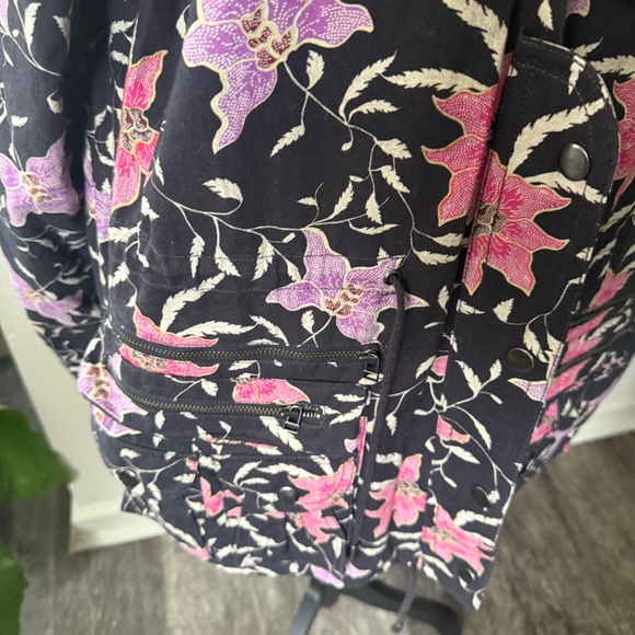$1,650 ISABEL MARANT GALDINO FLOWER PRINT Jacket 36 / S - Picture 7 of 12